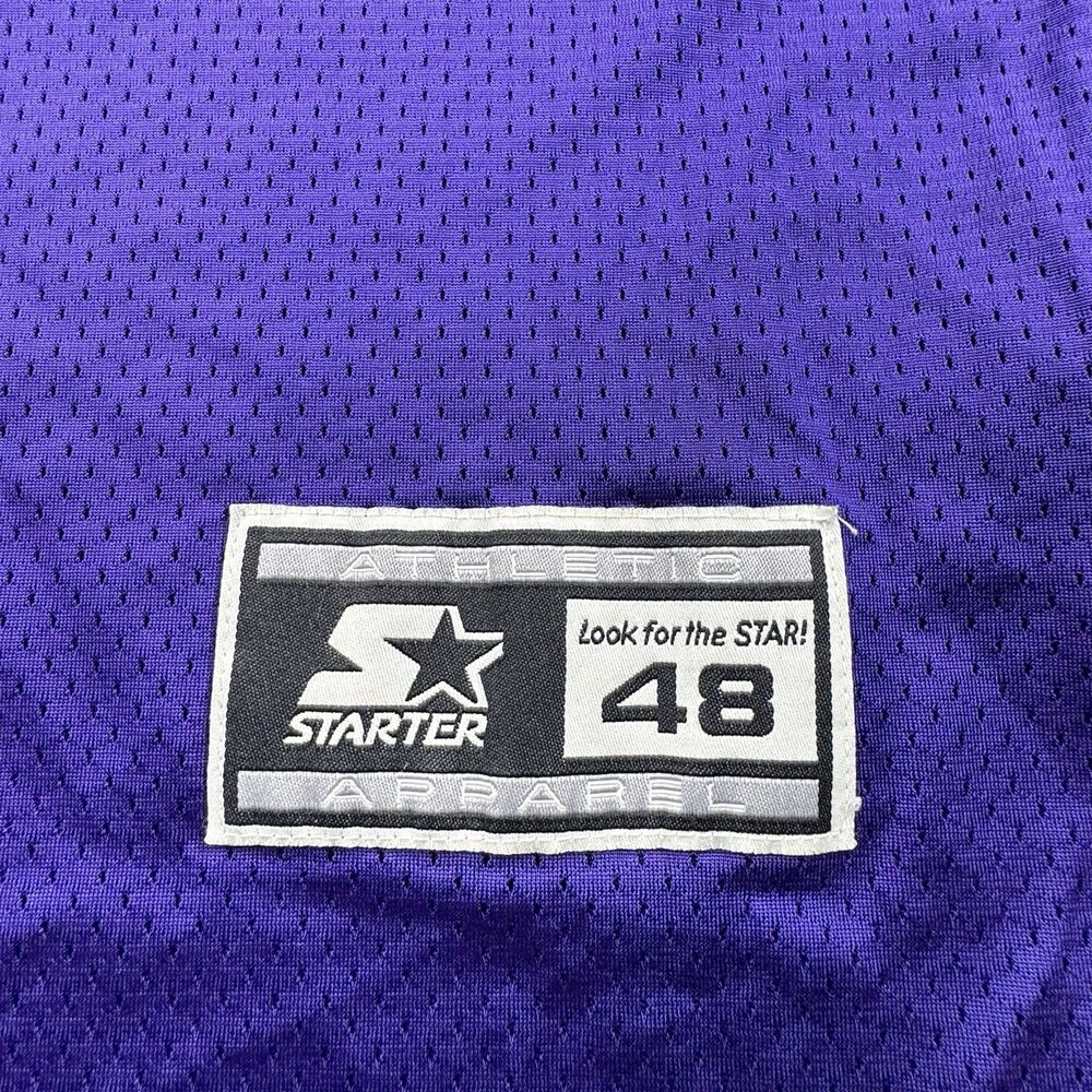 Cris Carter Jersey Mens L 48 Purple Minnesota Vikings Starter NFL Football Team - Picture 10 of 13
